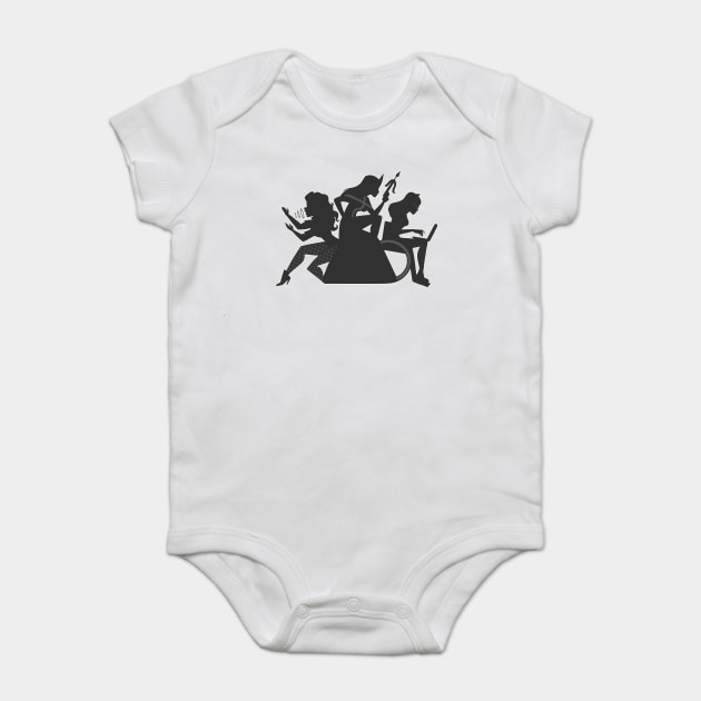 Bruce's Angels Baby Bodysuit by JoTheZette